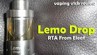 Последний взгляд &mdash; Lemo Drop RTA от Eleaf &mdash; Обзор
