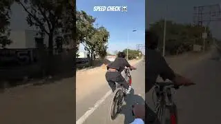 🥵High-speed manual on road// #viral #stunt #cycling #shorts
