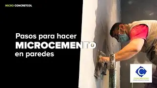 Pasos para hacer MICROCEMENTO en paredes