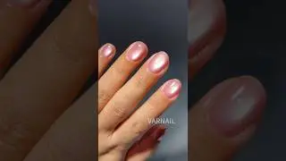 😍HOW To get the Glass Bead Cat Eye Magnetic Nails! #nails #nailart #nailtutorial