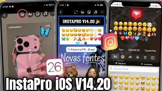 INSTAPRO iOS V14.20 ❤️&zwj;🔥 INSTAGRAM IGUAL IPHONE NO ANDROID 🎉 EMOJIS iOS + FONTS ATUALIZADO 2026