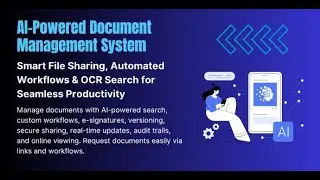 EasyDocMgt &ndash; AI-Powered Document Management with File Sharing, Workflow, OCR with Source Code at $69