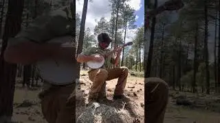 Snowdrop on homemade Clawhammer banjo