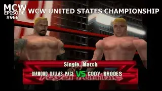 Diamond Dallas Page vs. Cody Rhodes - WCW United States Championship - Royal Rumble - Ep. 966