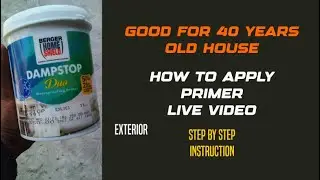 💐🪷🌹HOW TO USE BERGER HOUSE SHIELD DAMPSTOP DUO PRIMER- WHY IT IS GOOD FOR 40 YRS OLD HOUSE