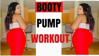 BOOTY PUMP 🍑WORKOUT/ QUICK BOOTY BURN🔥/NO EQUIPMENT(Home Workout)