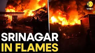 Srinagar Fire: Massive Fire Breaks Out In Carpet & Furnishings Godown In Tengpora Area  |Original
