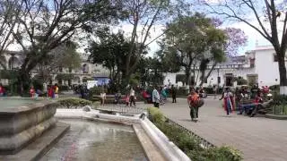 Parque Central in Antigua, Guatemala