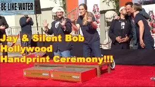 Ben Affleck, Kevin Smith & Jason Mewes @ Hollywood Handprint Ceremony