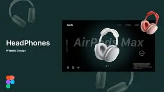 Headphone Website Design on Figma