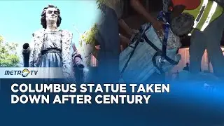 Christopher Columbus Statue Removed in Trinidad and Tobago After 100 Years