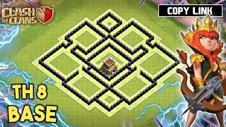 NEW! TH8 COC BASE | BASE TH8 TERKUAT | BASE TH8 | TH 8 LAYOUT COPY LINK