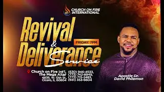FRIDAY REVIVAL & DELIVERANCE SERVICE | STAND FIRM TO SHINE FORTH | AUGUST 30, 2024