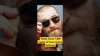 Teddy Swims' breakout single Lose Control has sold 1.8 million copies in the UK alone #teddyswim