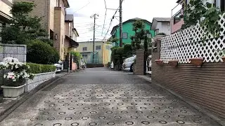 Walking narrow streets of Sagamino - Japan 4K HDR