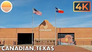 Canadian, Texas!  Drive with me in a Texas town.