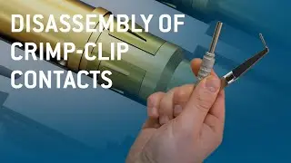 How to correctly disassemble ODU-MAC&reg; crimp-clip contacts