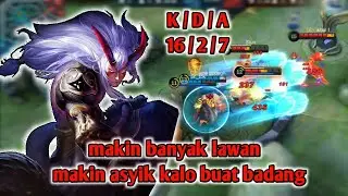 16 kill - gameplay offlane || Build BADANG tersakit ‼️