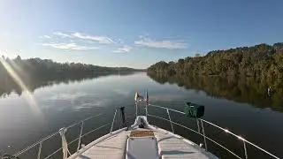 Day 42 Canal Section Cutoff Anchorage to Columbus Marina 32 miles 10 26 24