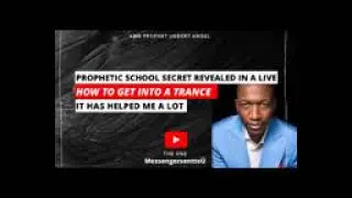 How to get into trance by Uebert Angel. @ Douglas Ehiakhamen