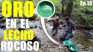 Encontr&eacute; ORO !!! en LECHO de ROCA del R&Iacute;O &iexcl;&iexcl;&iexcl; A OJO !!! Fiebre del oro (lecho rocoso)