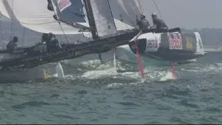Extreme sailing in Portugal: Near-misses and stunts during Portugal leg of Extreme Sailing Series