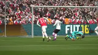 FIFA 16 - Martial goes around the keeper against Arsenal