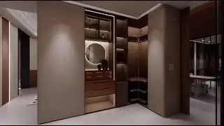 Santopova Modern Custom Open Walk In Wardrobe | Luxury Closet Design