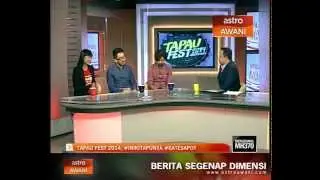 Analisis Awani: Tapau Fest 2014, #inikitapunya, #katesapot