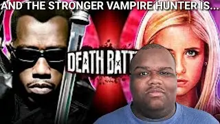 Reaction to Blade VS Buffy (Marvel VS Buffy the Vampire Slayer) | DEATH BATTLE!