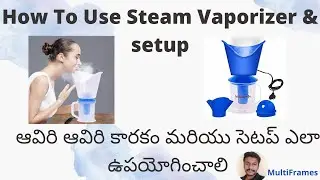 Best Steam Vaporizer | 3 In 1 Steam Vaporizer | Facial Sauna and Nose Steamer ✅