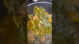 Easy Collard Greens Recipe #collardgreens #recipe #southerncooking #cooking