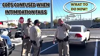 Cops Intimidation Fails When They Get Shut Down