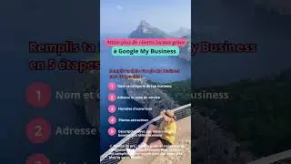 Cr&eacute;er sa fiche Google My Business