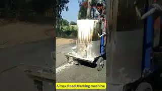 semi Automatic Thermoplastic Road Marking Machine | line Marking Machine | cold Paint Marking |Aimax