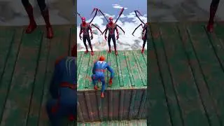 GTA 5 Insane Physics Fight Red Spiderman vs Red and Green Minions Ep 271