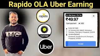 Rapido Bike Taxi Earning Prayagraj ! Ola Uber Rapido ! Prayagi Rider Virat 