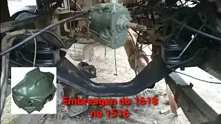 Embreagem do mb 1618 no mb 1516!  Embreagem maior. Parte 1