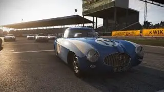 Project CARS. Mercedes-Benz 300SL W194 @ Silverstone Classic (09-03-2016)
