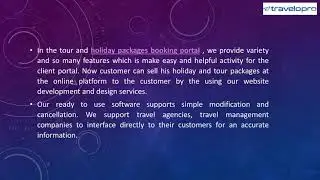 Package Booking Engine