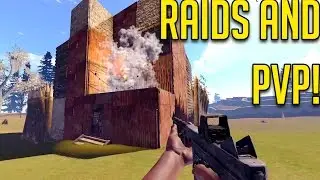 CRAZY RAIDING & INTENSE PVP ACTION - Rust Gameplay