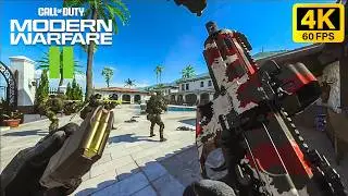 M13B Shreds in MW2 Multiplayer Gameplay | TDM No Commentary [4K]