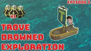 FREE EMPOWERED GEM BOXES?!?! | Drowned World Exploration | Trove Lets Play #3 | #Atizm