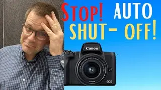 #shorts Learn How to Disable Canon's EOS M50 AUTO SHUT OFF!