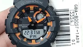 Cara Setting Jam Tangan Casio G-Shock GBA-800SF-1A Agar Analog-Digital Sinkron || GBA800