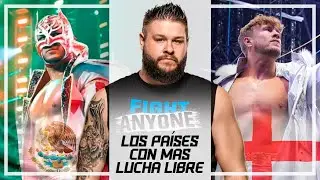 Los PAÍSES con la MEJOR LUCHA LIBRE del Mundo | Top 10