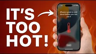 iPhone Overheating Warning