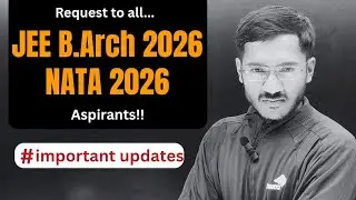 JEE b arch 2026 admit card important update #barch #jeemains2026 #safaltogether 