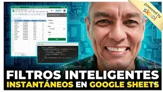 Hack 992. Barra lateral Google Sheets con Filtros inteligentes Instantaneos en #appsscript sidebar