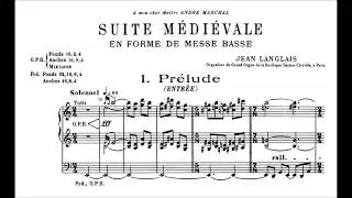 Langlais: Suite m&eacute;di&eacute;vale - I. Pr&eacute;lude